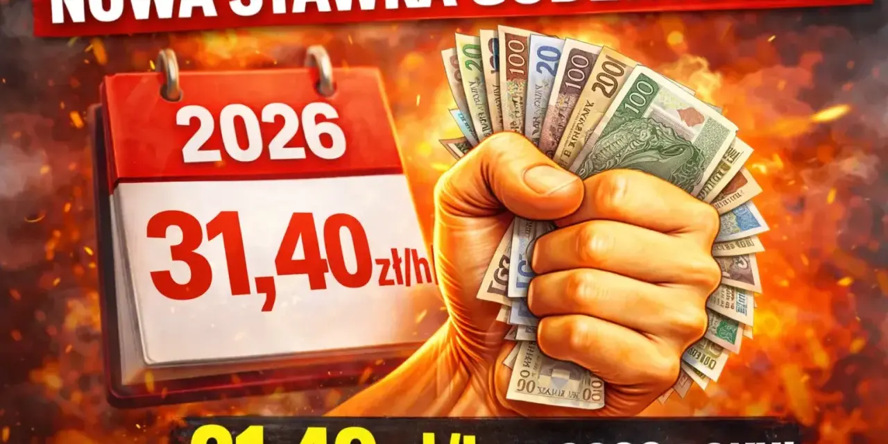 Nowa stawka godzinowa 31,40 zł/h w 2026 roku! Zastanawiasz się, ile można pracować na umowę zlecenie?