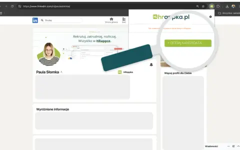 Jak skutecznie pozyskiwać kandydatów z wielu źródeł? Na ekranie widać interfejs systemu HRappka, gdzie można dodawać nowych kandydatów.