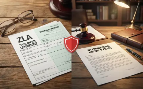 Zwolnienie lekarskie i wypowiedzenie umowy o pracę na biurku. Zasiłek chorobowy po likwidacji firmy jest możliwy.