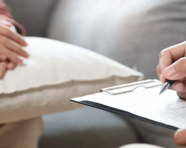 Rozmowa z psychiatrą, notowanie objawów i planowanie leczenia. L4 od psychiatry to czas na regenerację i powrót do zdrowia.